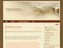 Tablet Screenshot of freelancehistorian.com